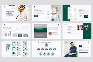 Medical Annual Report Google Slide, a Presentation Template by Art StoreID
