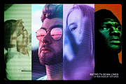 Retro TV Scan Lines, a Texture Graphic by The Fake PNG (Thumbnail 4 of 5)