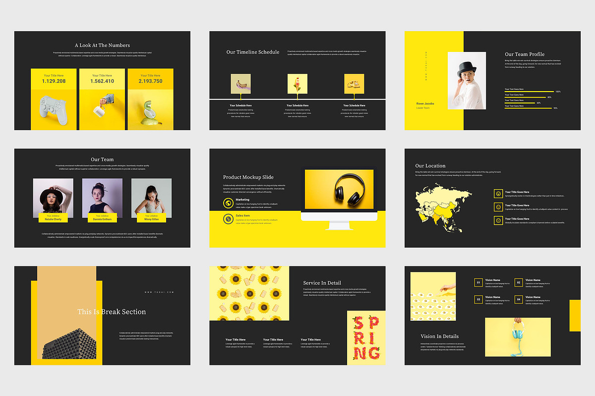 Tugai : Pitch Deck Powerpoint, a Presentation Template by Punkl Camp (Photo 8 of 9)