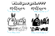 Mollusca Font Trio | Dingbats Doodle, a Script Font by Ardana Creative (Thumbnail 4 of 15)
