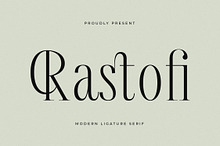 Rastofi Modern Ligature Serif