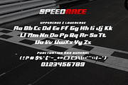 Speedrace - A Racing Display Font, a Sans Serif Font by overlaytemplates (Thumbnail 4 of 5)