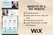 Coaching Wix Website Template, a Wix Template by Mindful Digital Co. (Thumbnail 5 of 10)