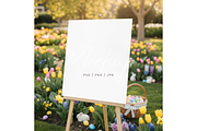 Easter Welcome Sign Mockup, a Product Mockup by TatiMockup (Thumbnail 1 of 3)
