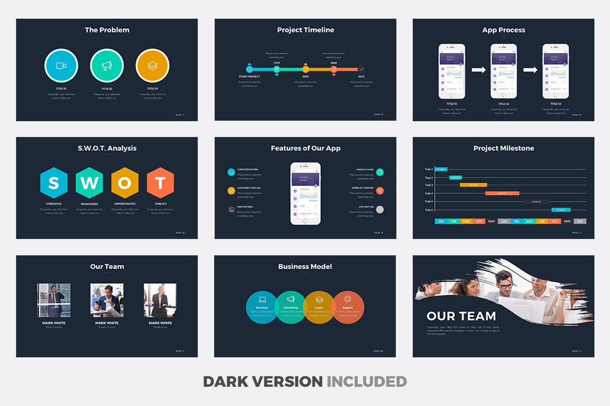 Aura Powerpoint Template, a Presentation Template by Jetfabrik (Photo 6 of 8)