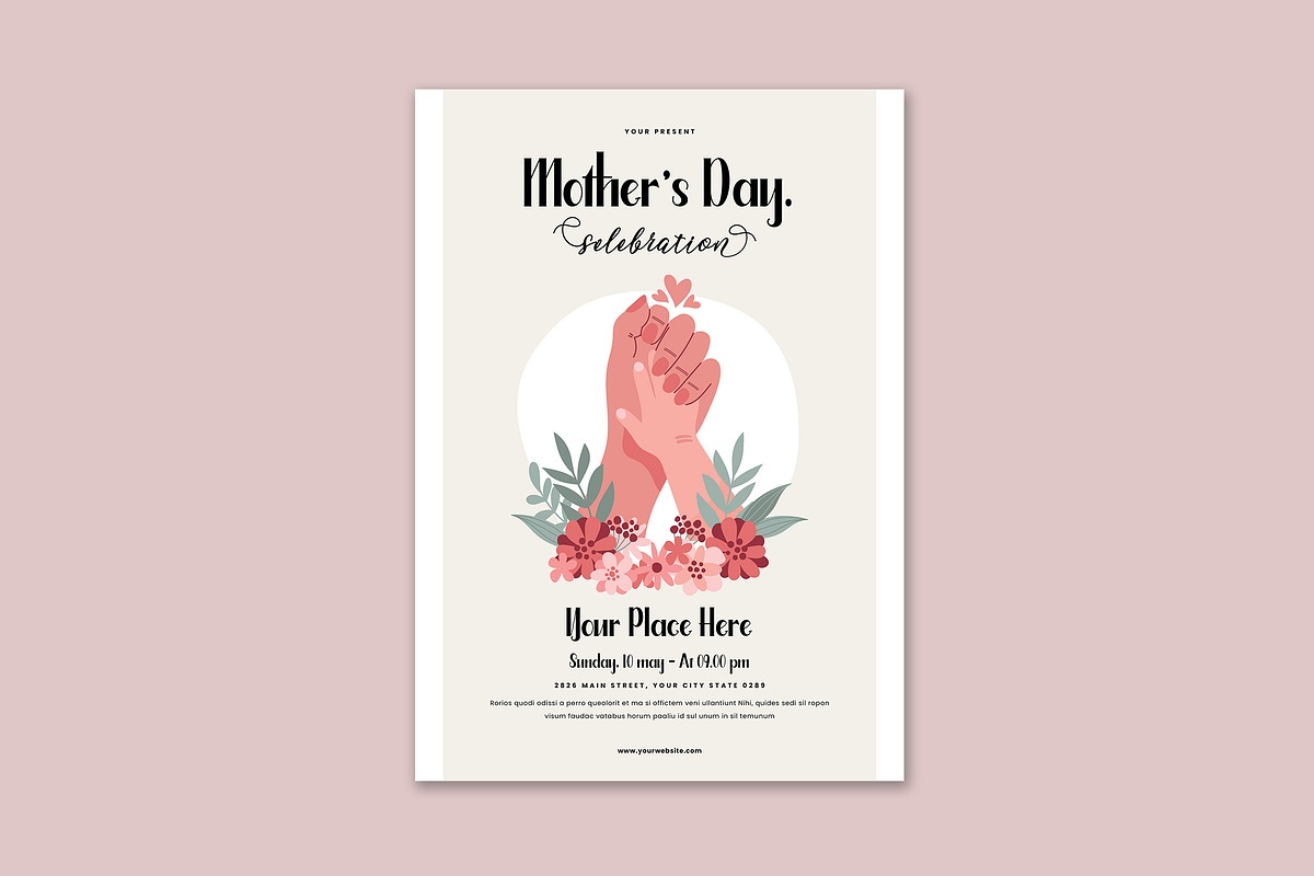 Mothers Day Flyer, a Flyer Template by Occy Design (Photo 3 of 3)