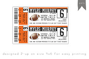 BIRTHDAY | sports ticket invitation, an Invitation Template by Love Designs Co. (Thumbnail 3 of 3)