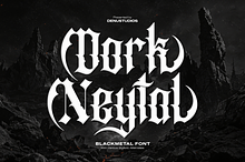 Dork Neytal | Black Metal Font