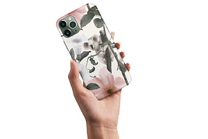 Koala, Luxury Floral Pattern