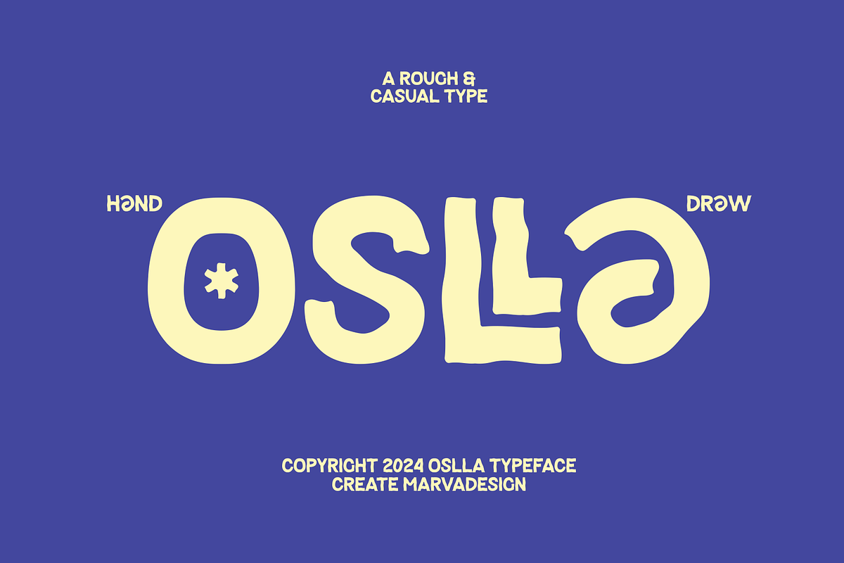 Oslla Font, a Sans Serif Font by Marvadesign (Photo 1 of 9)