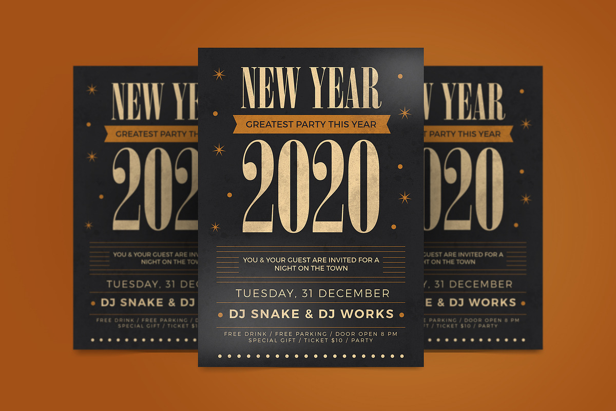 New Year Flyer, a Flyer Template by Tokosatsu (Photo 4 of 4)