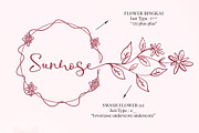 Sunrose, a Script Font by Letterafa Studio (Thumbnail 2 of 5)