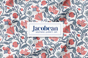 Jacobean Style Pattern Collection, a Pattern Graphic by Varvara Gorbash (Thumbnail 1 of 9)