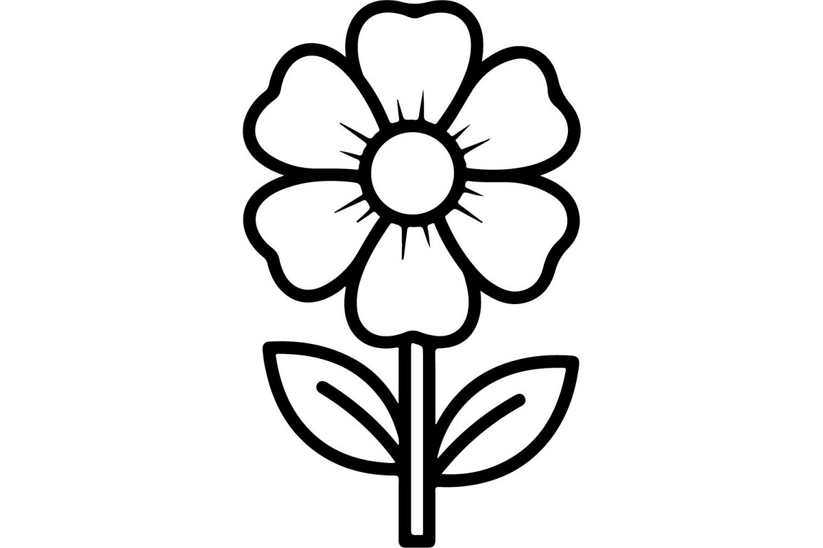 Cute Floral Silhouette, an Object Graphic by Designer_Momina (Photo 6 of 10)