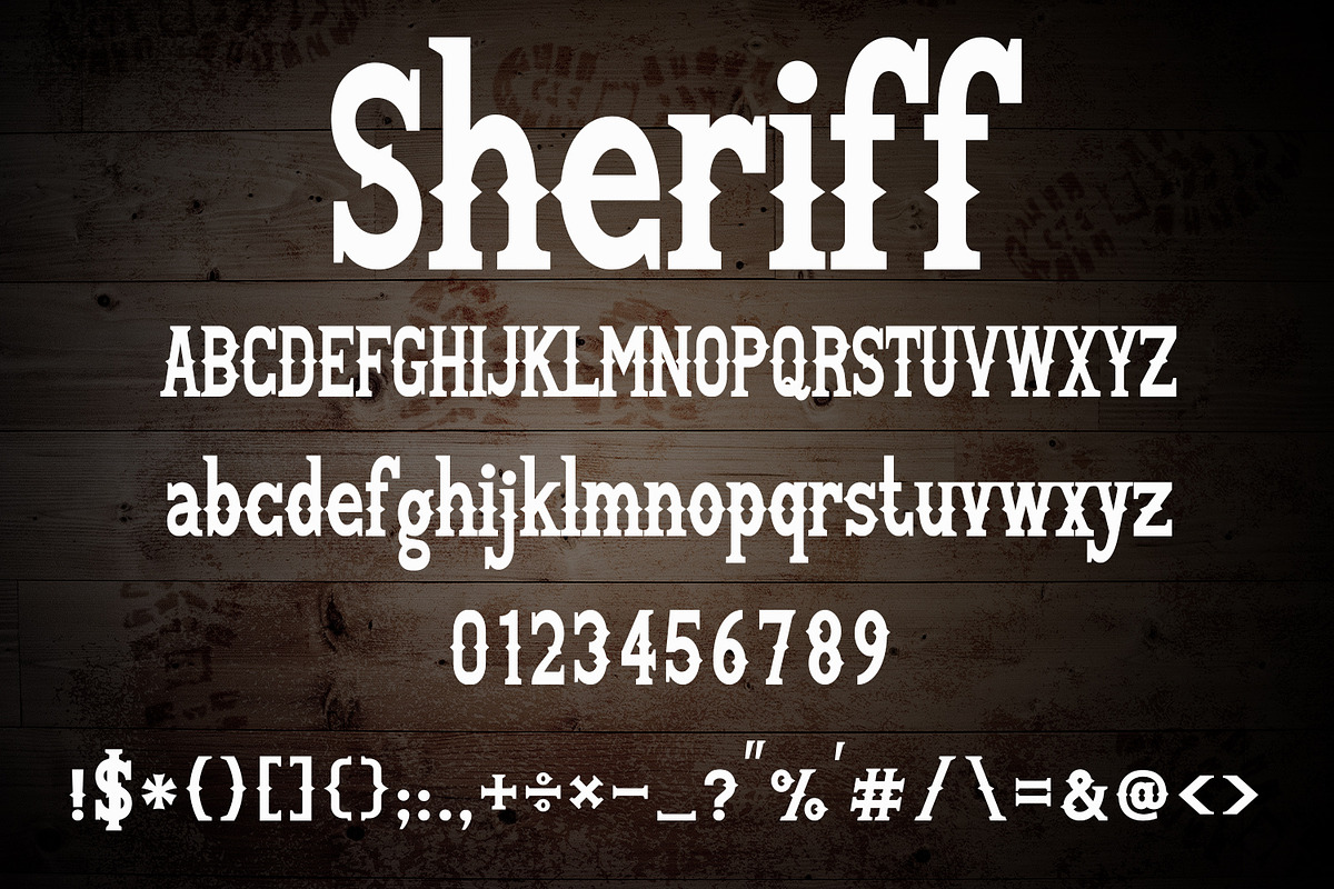 Sheriff - Best Classic Cowboy Font, a Serif Font by OWPictures (Photo 10 of 10)