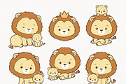 Lion dad SVG, Father's day, an Animal Illustration by TitaLivingArt (Thumbnail 3 of 9)