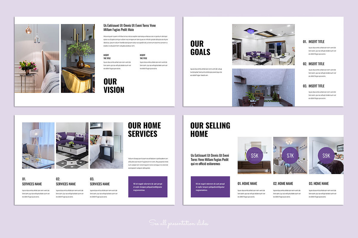 Interior Design Presentation Layout, a Presentation Template by ...