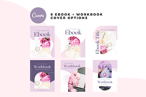 Workbook Canva Template, Pinkpreneur