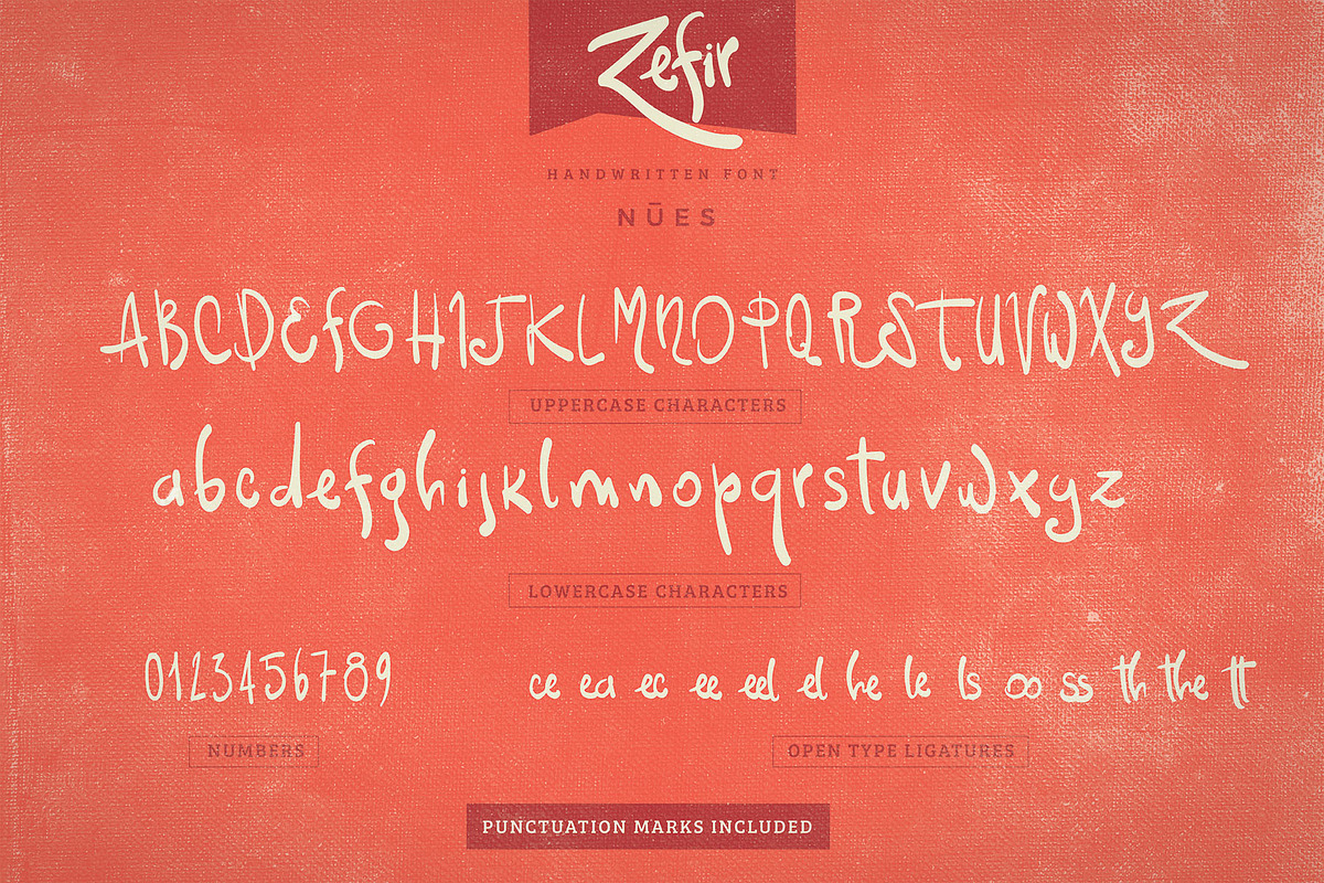 Zefir Script Font preview 7
