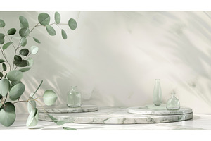 Minimalist pastel scene with marble, a Nature Photo by ZinetroN