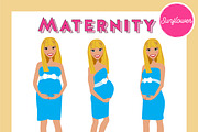 Maternity Pregnant Portrait Creator, a Person Illustration by Lauren Lesley Studio (Thumbnail 36 of 45)