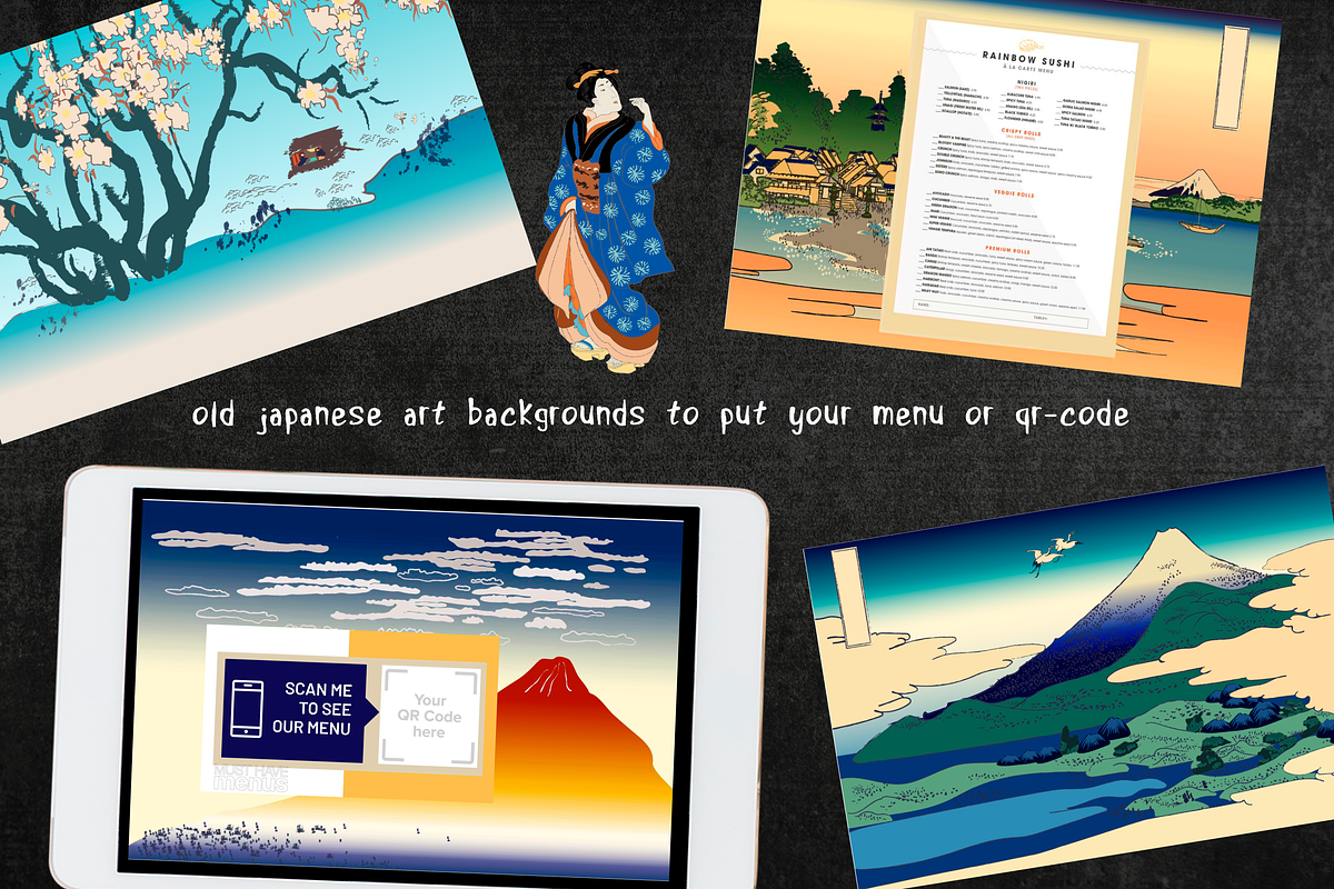 Chinese & Japanese Vector Bundle, a Food Illustration by Bychovsky design (Photo 2 of 8)