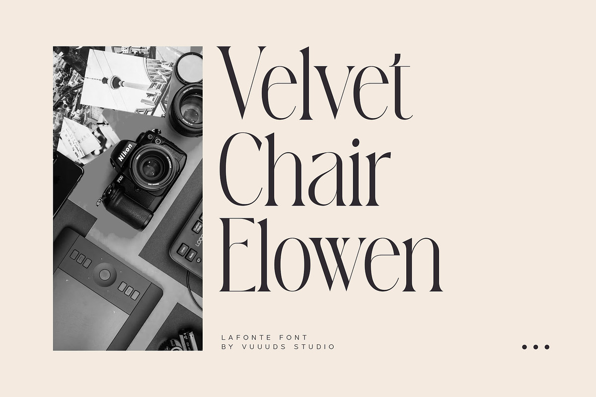 Lafonte Font, a Serif Font by vuuuds (Photo 4 of 13)