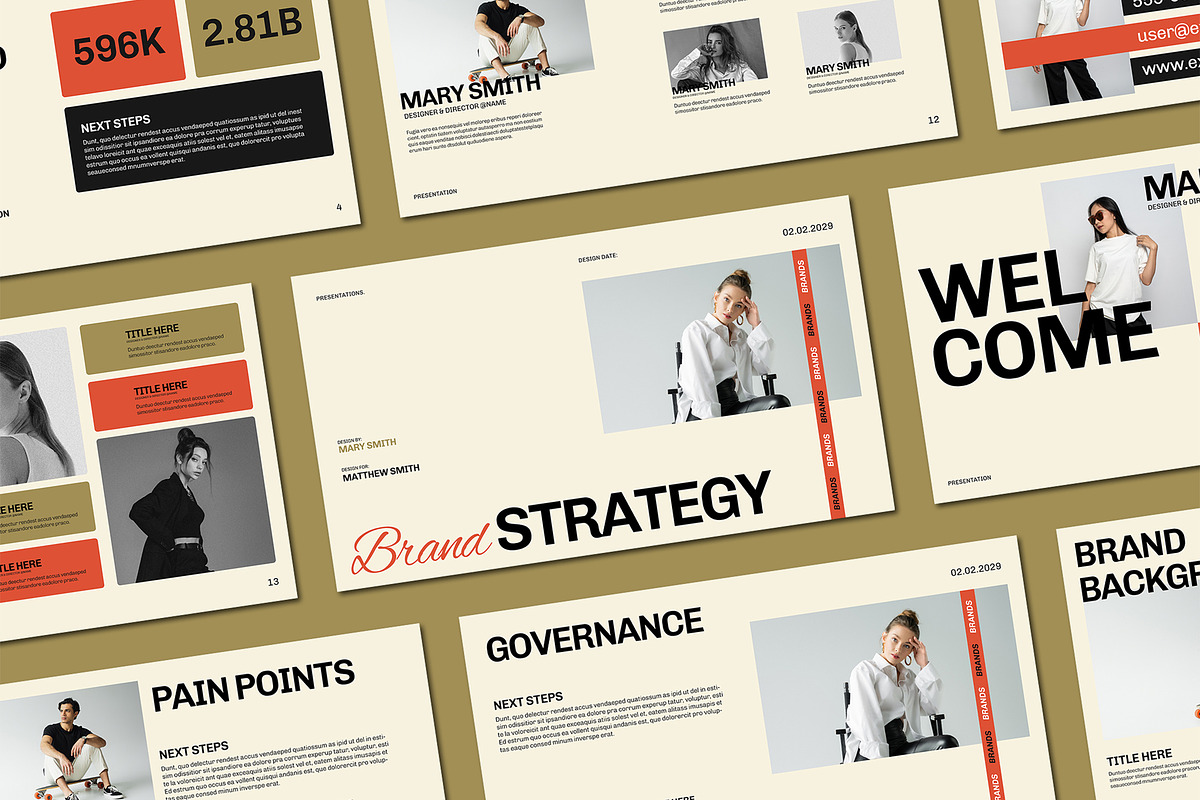The Bold Strategy Presentation, a Presentation Template by Mighty-Slide (Photo 1 of 5)