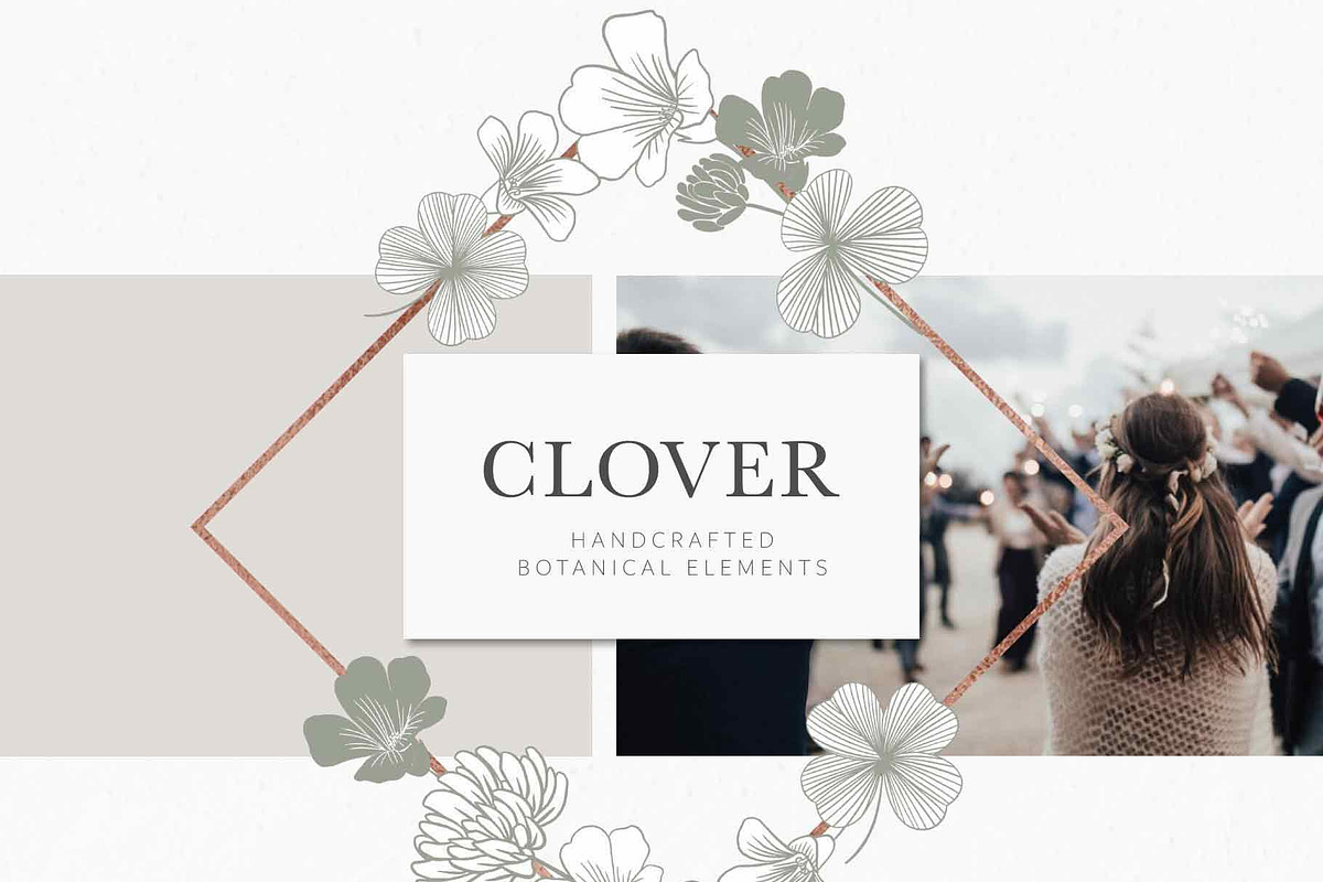 Clover Botanicals - Florals & Leaves, an Illustration by Momo Studio (Photo 6 of 12)
