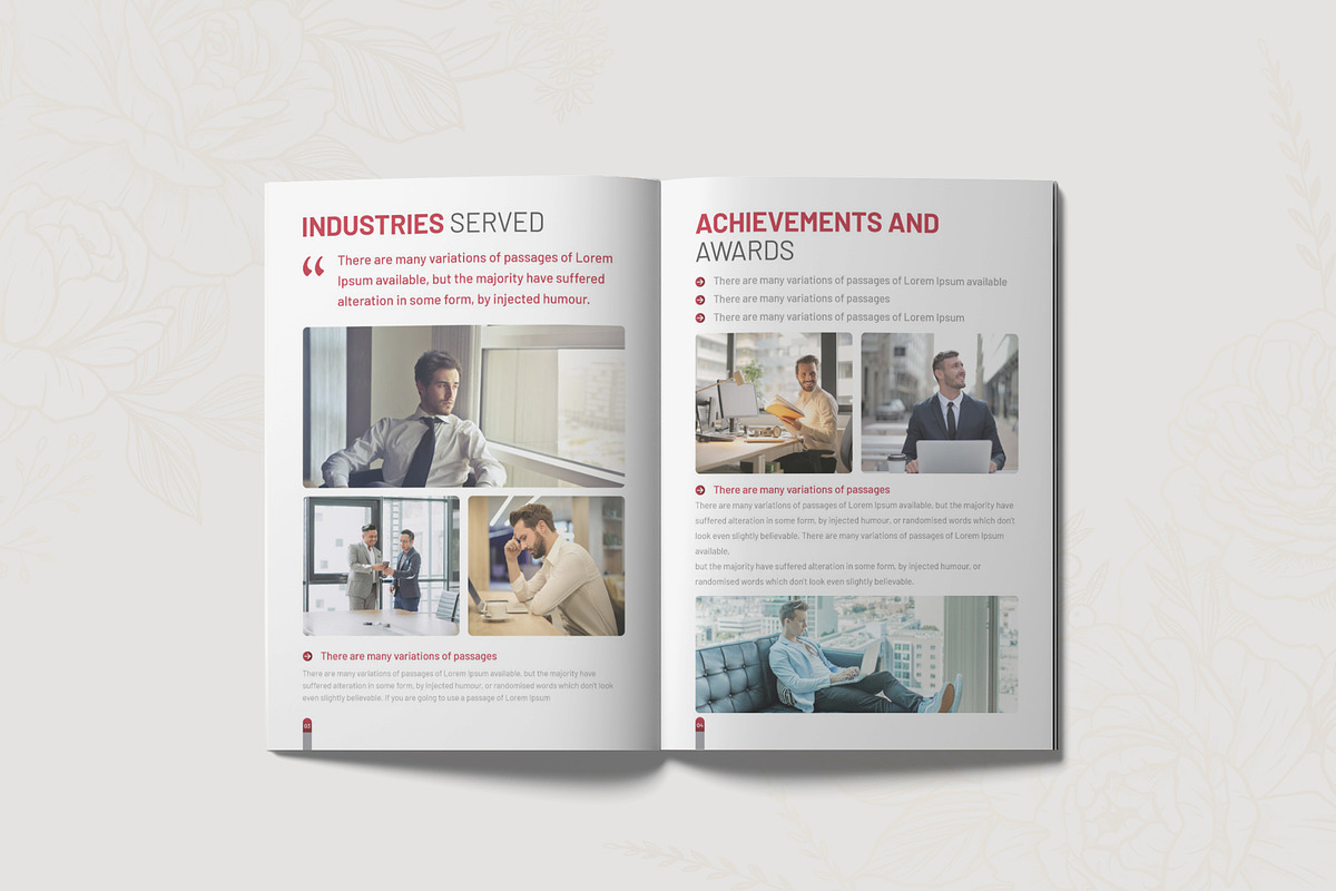 editable Brochure template layout, a Brochure Template by Kazi Hossain (Photo 4 of 6)