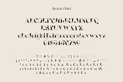 Bronze font, a Serif Font by kaer_shop (Thumbnail 4 of 9)