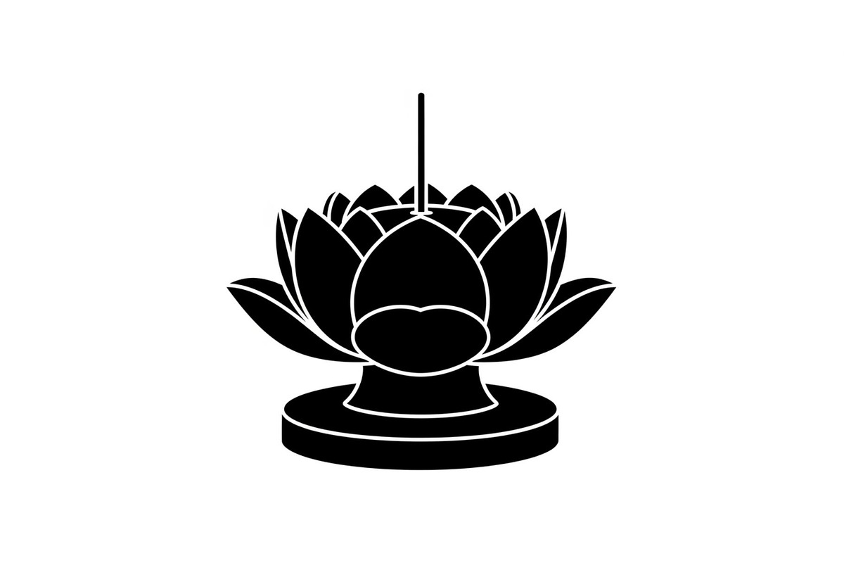 Lotus Flower Silhouette Vector Bundl, an Illustration by Creativeshirt (Photo 36 of 51)