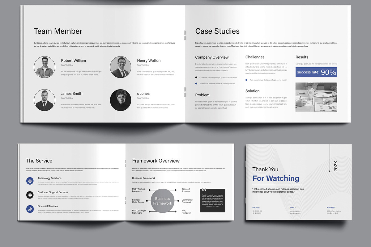 Business White Paper Design Template, a Brochure Template by MightyDesign (Photo 6 of 9)
