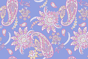3 Paisley fabric seamless patterns, a Pattern Graphic by antalogiya (Thumbnail 3 of 4)