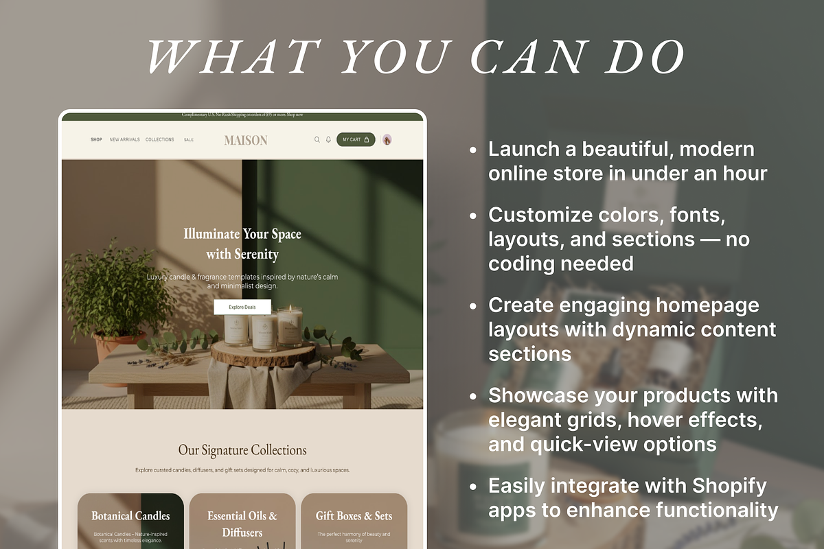 Maison Solea Candle Shopify Theme, a Shopify Template by AtelierDuVow (Photo 10 of 10)