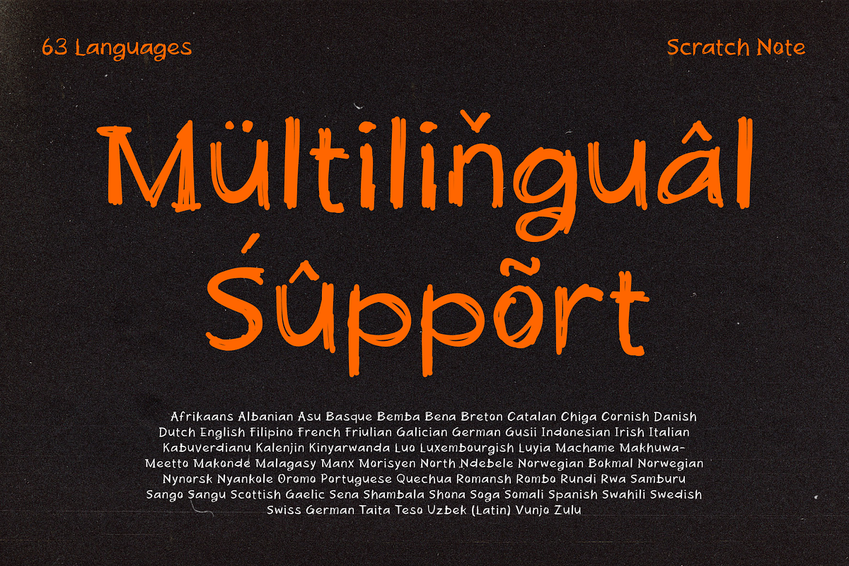 Scratch Notes, a Handwritten Font by LetterStuff Typefoundry (Photo 4 of 10)