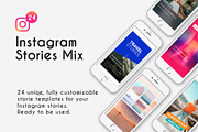 Instagram stories template mix, a Social Media Template by khoai_tây (Thumbnail 1 of 5)