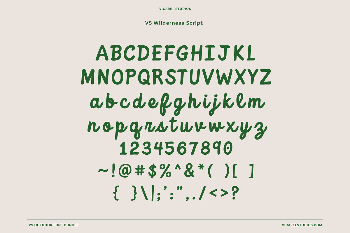 National Park Font Bundle, a Handwritten Font by Vicarel Studios (Photo 7 of 31)
