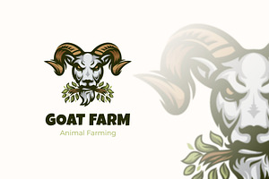 Goat Farm Mascot Logo design
