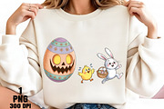 Funny Easter Monster PNG, an Illustration by Daily.Designs (Thumbnail 4 of 5)