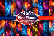 Fire Seamless Pattern, a Pattern Graphic by Forhadx5 (Thumbnail 1 of 6)