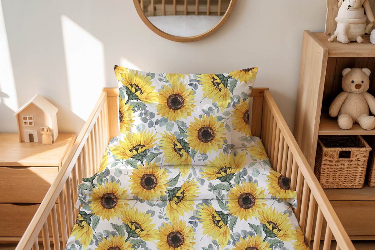 Watercolor Sunflowers Bundle PNG, a Decorative Illustration by PatternPalette (Photo 12 of 12)