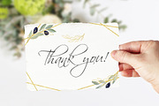 Greenery Wedding Invitation Suite, an Invitation Template by SunRayArtDesigns (Thumbnail 14 of 14)