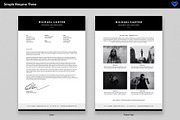 Simple Resume 3, a Resume Template by ikono.me (Thumbnail 4 of 6)