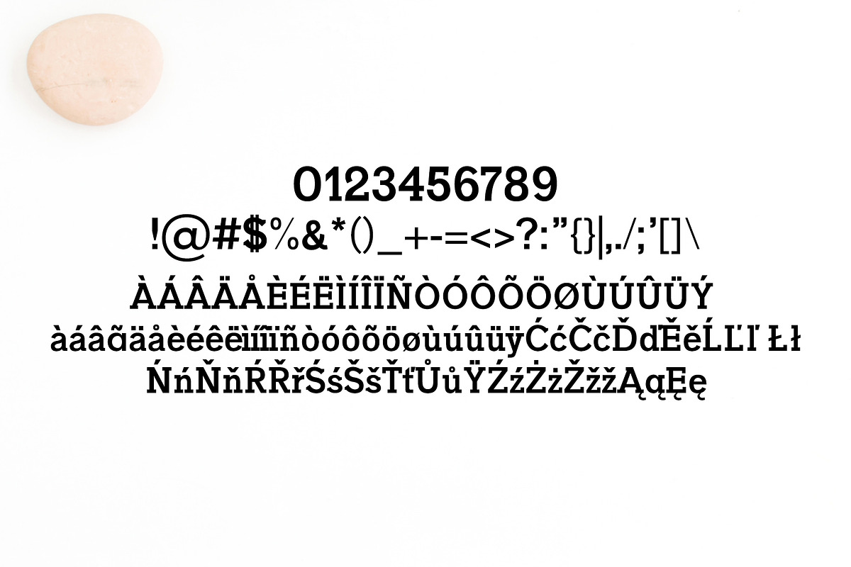 Naava A Slab Serif Font Family preview 4