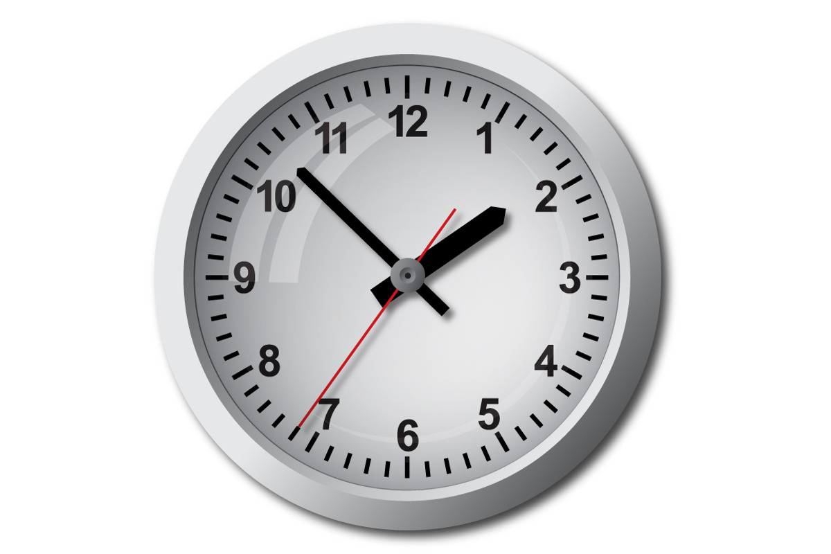 Wall mounted digital clock. preview 2