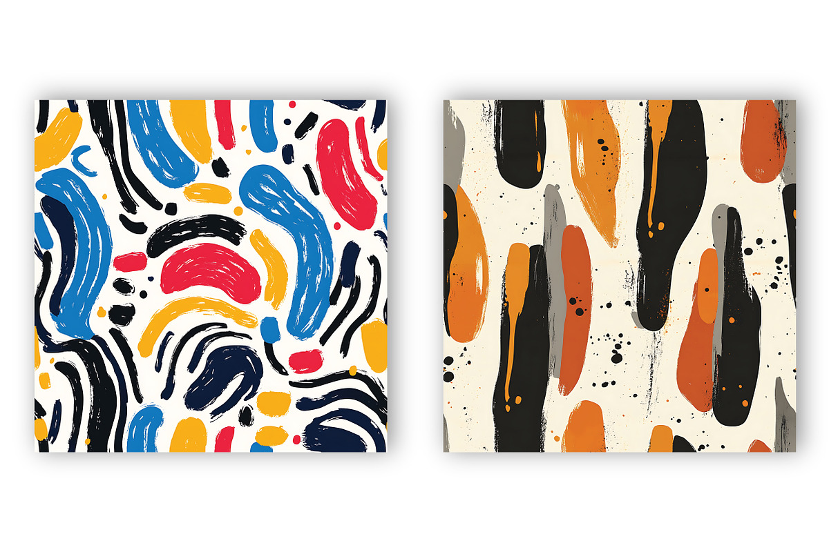 Quirky Lines Seamless Patterns, a Seasonal Illustration by Daily.Designs (Photo 3 of 3)