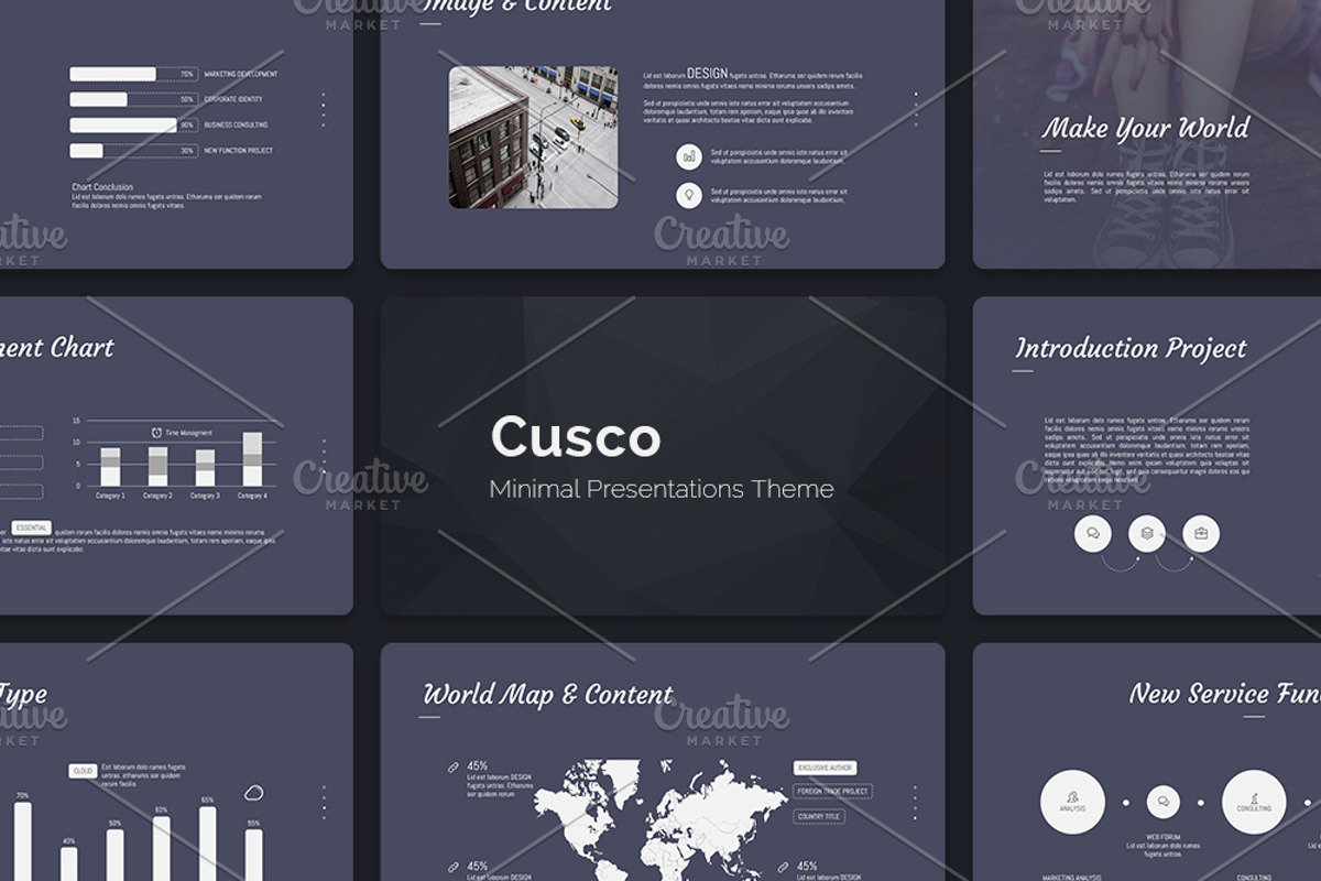 Cusco Minimal Flat Theme, a Presentation Template by Raffel Themes (Photo 1 of 3)