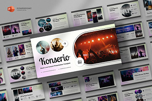 Musical Concert Powerpoint Template, a Presentation Template by fluffstudio