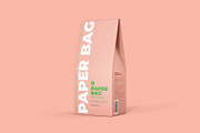Paper Bag Mockup. Half Side - L view, a Packaging Mockup by easymock (Thumbnail 8 of 11)